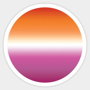 Lesbian Pride Gradient Sticker